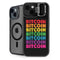 Rainbow Bitcoin iPhone 15 Plus Kickstand Case