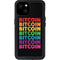 Rainbow Bitcoin iPhone 15 Plus Waterproof Case