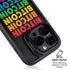 Rainbow Bitcoin iPhone 15 Pro Kickstand Case