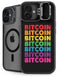 Rainbow Bitcoin iPhone 16 Kickstand Case