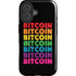 Rainbow Bitcoin iPhone 16 Magsafe Impact Case