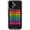 Rainbow Bitcoin iPhone 16 Plus Clear Case