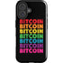 Rainbow Bitcoin iPhone 16 Plus Impact Case