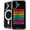 Rainbow Bitcoin iPhone 16 Plus MagSafe Case