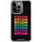 Rainbow Bitcoin iPhone 16 Pro Clear Case