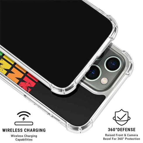 Rainbow Bitcoin iPhone 16 Pro Max Clear Case