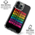 Rainbow Bitcoin iPhone 16 Pro Max Clear Case