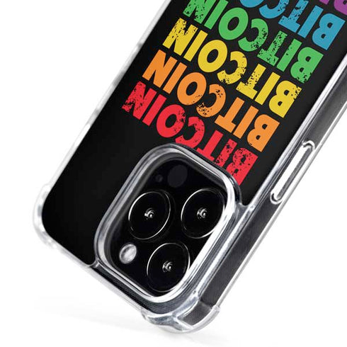 Rainbow Bitcoin iPhone 16 Pro Max MagSafe Case