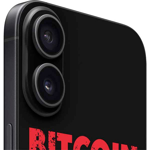 Rainbow Bitcoin iPhone 16 Skin