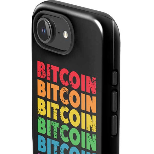 Rainbow Bitcoin iPhone 16e Impact Case