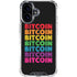Rainbow Bitcoin iPhone 17 Clear Case