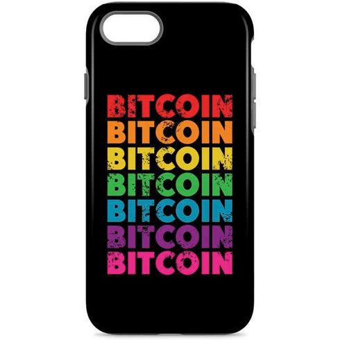 Rainbow Bitcoin iPhone Cases