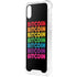 Rainbow Bitcoin iPhone XS Clear Case