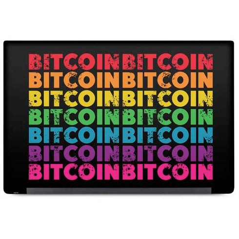 Rainbow Bitcoin Dell Latitude Skin
