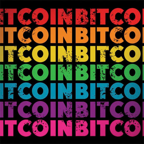 Rainbow Bitcoin Dell Latitude Skin