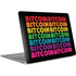 Rainbow Bitcoin Apple MacBook Air Skin
