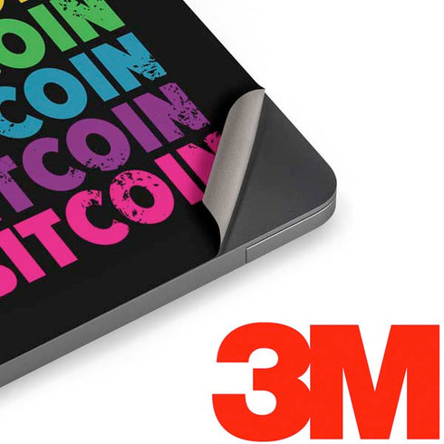 Rainbow Bitcoin Apple MacBook Air Skin