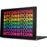 Rainbow Bitcoin Apple MacBook Pro 14-inch Skin