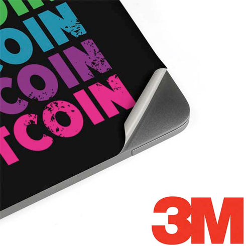 Rainbow Bitcoin MacBook Skins