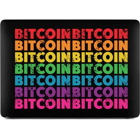Rainbow Bitcoin Apple MacBook Pro 16-inch Skin