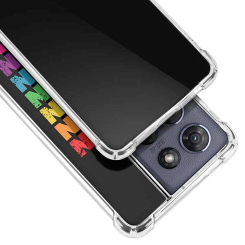 Rainbow Bitcoin Moto G 5G (2025) Clear Case