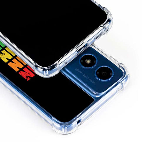 Rainbow Bitcoin Moto G 5G (2024) Clear Case