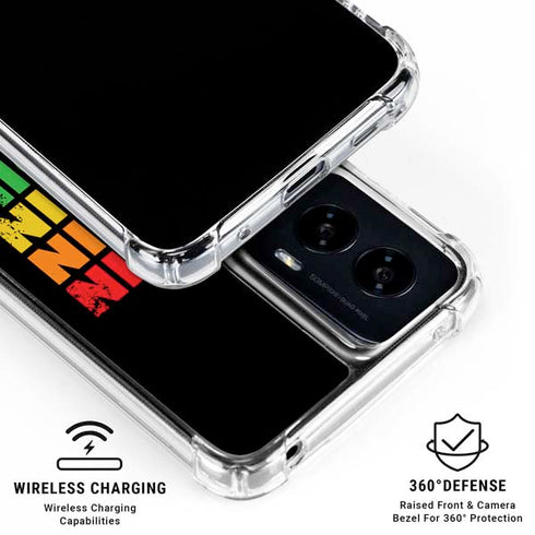 Rainbow Bitcoin Moto G Power 5G (2024) Clear Case