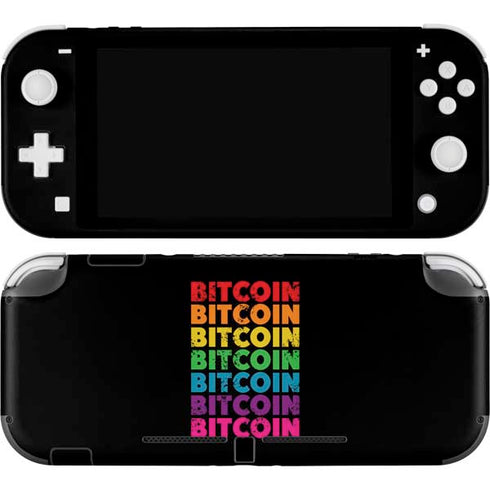 Rainbow Bitcoin Nintendo Skins