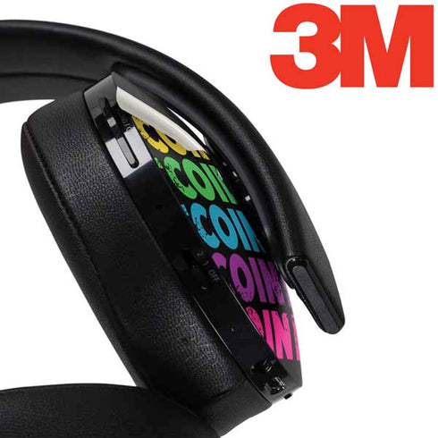 Rainbow Bitcoin PlayStation 4 Gold Wireless Headset Skin