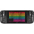 Rainbow Bitcoin Steam Deck Handheld Gaming Computer Skin