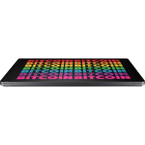Rainbow Bitcoin Surface Laptop 7 13.8in Skin