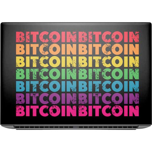 Rainbow Bitcoin HP ZBook Fury 16 G10 Skin