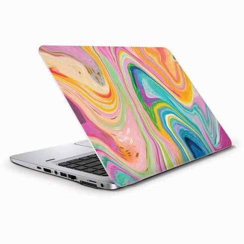 Rainbow Marble by Etta Vee HP Elitebook Skin