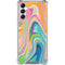 Rainbow Marble by Etta Vee Gabb Phone 4 Clear Case