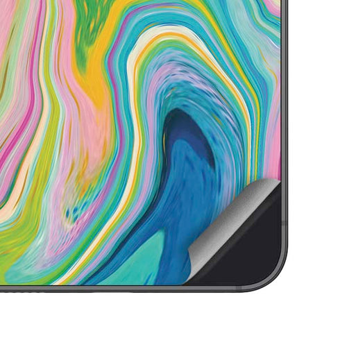Rainbow Marble by Etta Vee Galaxy A16 5G Skin