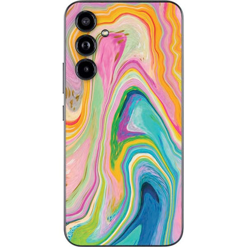 Rainbow Marble by Etta Vee Galaxy A54 5G Skin