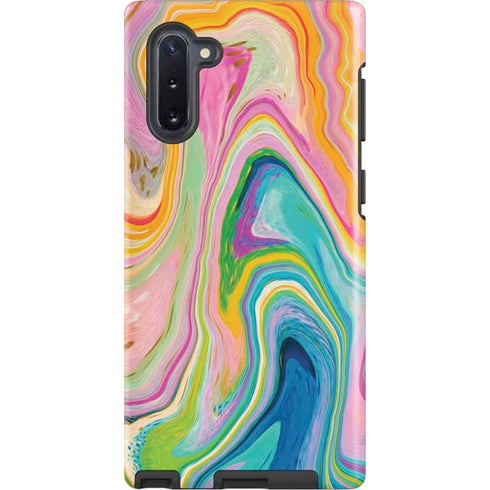 Rainbow Marble by Etta Vee Galaxy Cases