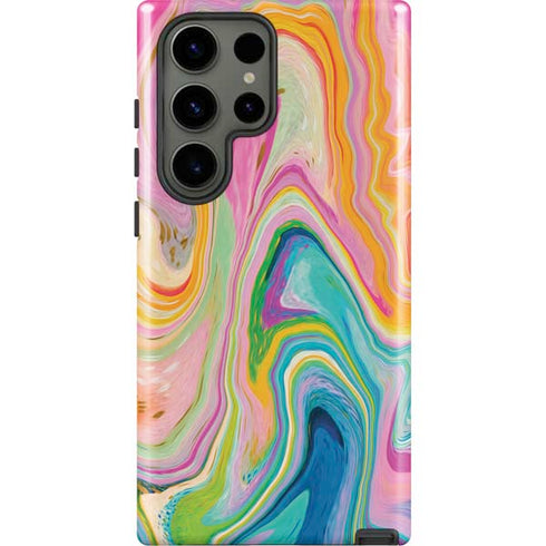 Rainbow Marble by Etta Vee Galaxy S23 Ultra Pro Case