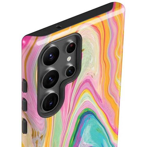 Rainbow Marble by Etta Vee Galaxy S23 Ultra Pro Case