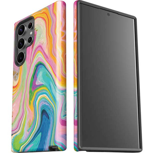 Rainbow Marble by Etta Vee Galaxy S23 Ultra Pro Case