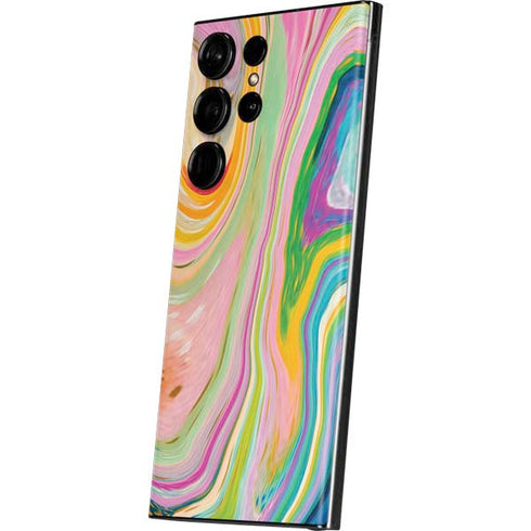 Rainbow Marble by Etta Vee Galaxy Skins