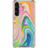 Rainbow Marble by Etta Vee Galaxy S24 FE Clear Case