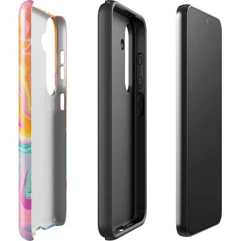 Rainbow Marble by Etta Vee Galaxy S25 Impact Case