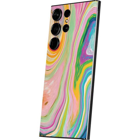 Rainbow Marble by Etta Vee Galaxy S24 Ultra Skin