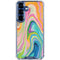 Rainbow Marble by Etta Vee Galaxy S25 Plus Clear Case