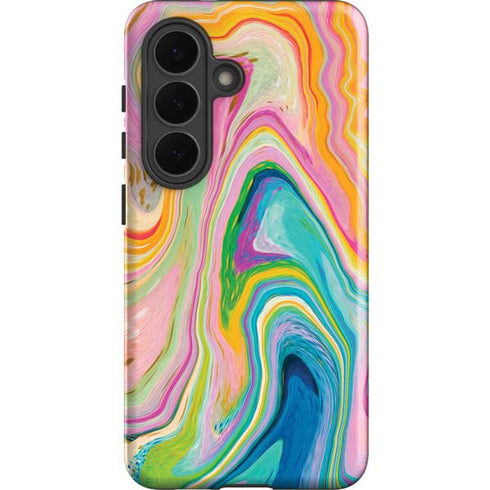 Rainbow Marble by Etta Vee Galaxy S26 Plus Impact Case