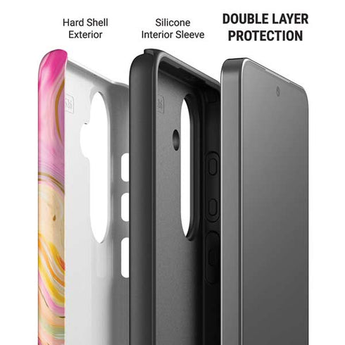 Rainbow Marble by Etta Vee Galaxy S26 Plus Impact Case