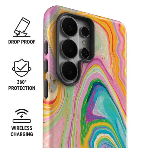 Rainbow Marble by Etta Vee Galaxy S26 Ultra Impact Case