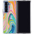 Rainbow Marble by Etta Vee Galaxy Z Fold6 Clear Case