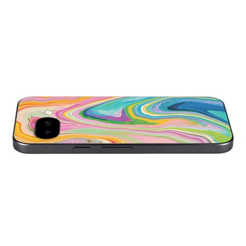 Rainbow Marble by Etta Vee Google Pixel 9a Skin